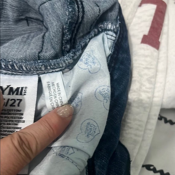 YMI Blue Floral Flare Jeans - Picture 9 of 9